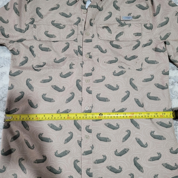 Ocean Cost Patterned Button-Up Shirt - Picture 8 of 10